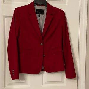 Deep red blazer
